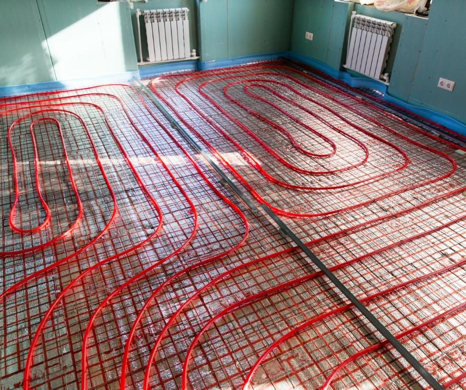 Radiant floor heating